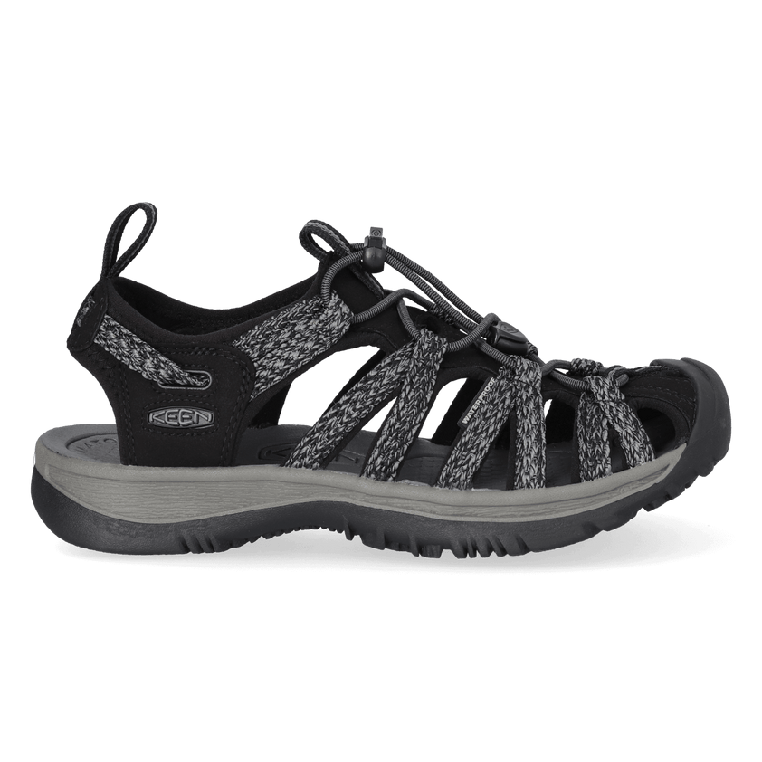 Whisper Damen Wandersandalen Black/Steel Grey