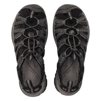 Whisper Damen Wandersandalen Black/Steel Grey