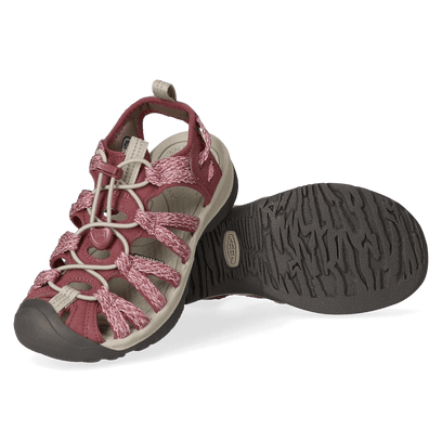 Whisper Damen Wandersandalen Rose Brown/Peach Parfait