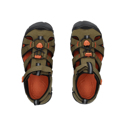 Seacamp II CNX Younger Kids Sandalen Dark Olive/Gold Flame