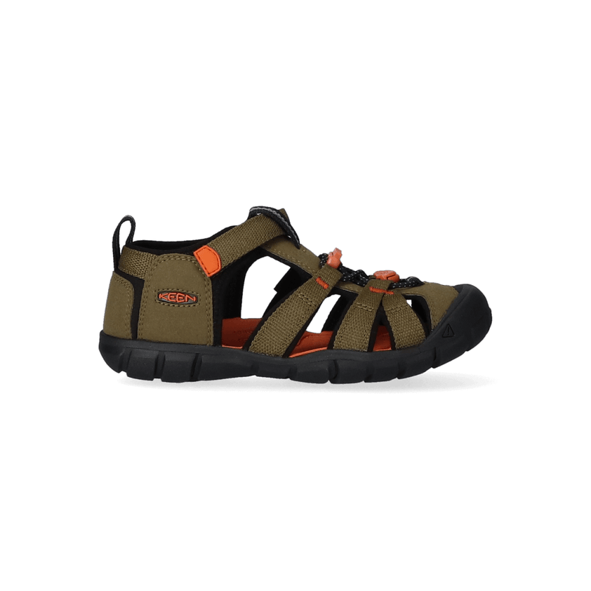 Seacamp II CNX Older Kids Sandalen Dark Olive/Gold Flame