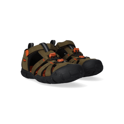 Seacamp II CNX Older Kids Sandalen Dark Olive/Gold Flame