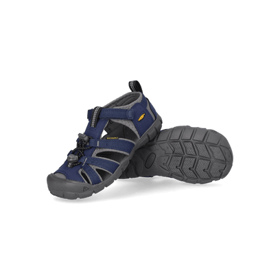 Newport H2 Younger Kids Sandalen Naval Academy/Keen Yellow