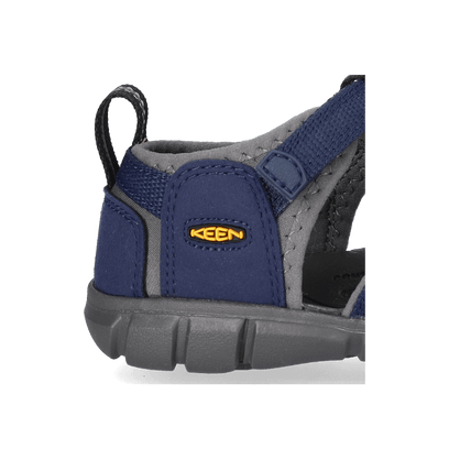 Newport H2 Younger Kids Sandalen Naval Academy/Keen Yellow