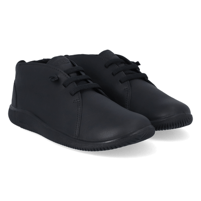 KNX Chukka Damen Leder-Boots Black/Black