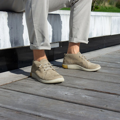 KNX Chukka Herren Leder-Boots Brindle/Plaza Taupe