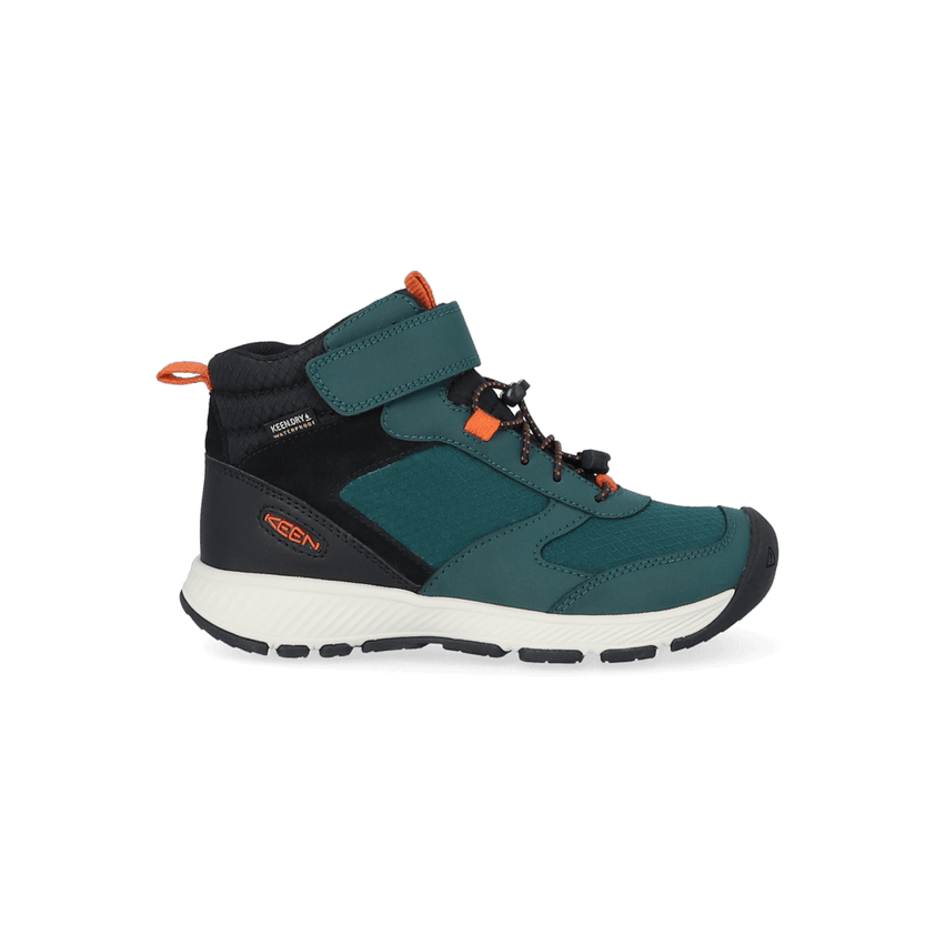 Skua Mid Older Kids Boots Ponderosa Pine/Gold Flame