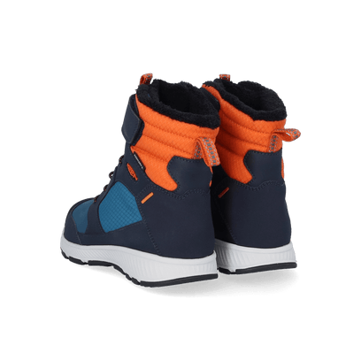 Skua Older Kids Winter Boots Sky Captain/Gold Flame