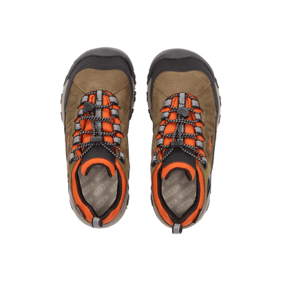 Targhee IV Older Kids Wanderschuhe Dark Olive/Gold Flame