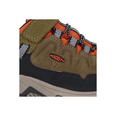 Targhee IV Younger Kids Wanderschuhe Dark Olive/Gold Flame