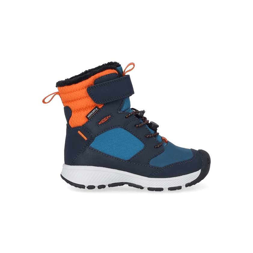 Skua Younger Kids Winter Boots Sky Captain/Gold Flame