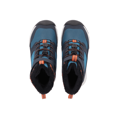 Skua Younger Kids Winter Boots Sky Captain/Gold Flame