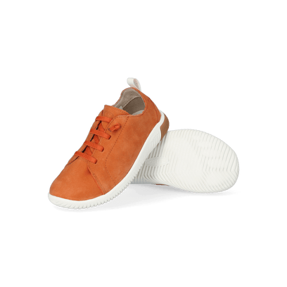 KNX Older Kids Leder-Sneakers Gold Flame/Star White