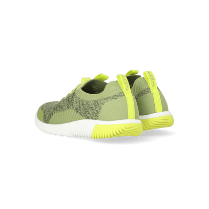 KNX Knit Older Kids Sneaker Iguana/Evening Primrose