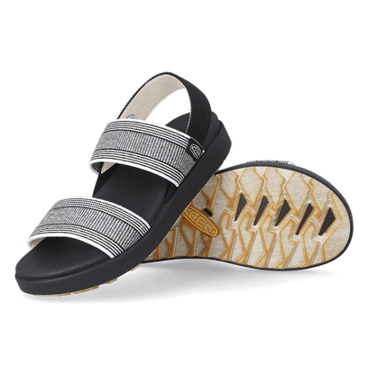 Elle Backstrap Damen Sandalen Black/Star White