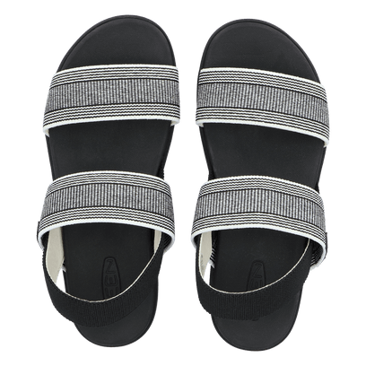 Elle Backstrap Damen Sandalen Black/Star White