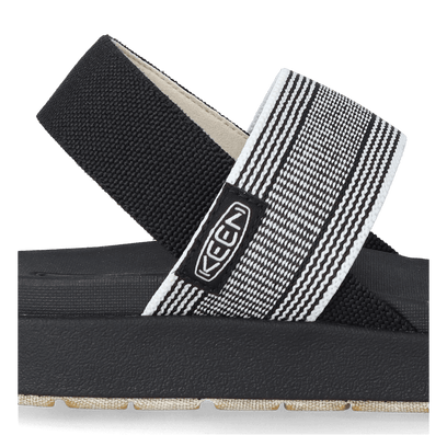 Elle Backstrap Damen Sandalen Black/Star White