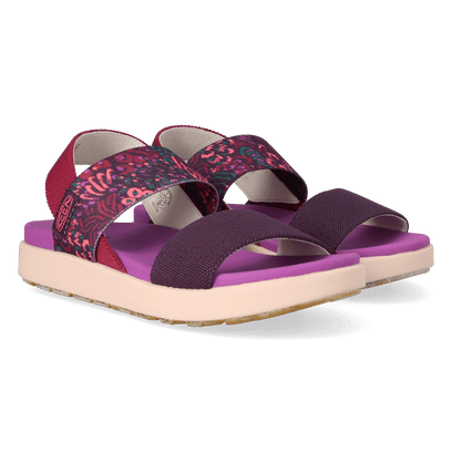 Elle Backstrap Damen Sandalen Beaujolais/Plum Perfect