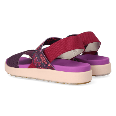 Elle Backstrap Damen Sandalen Beaujolais/Plum Perfect