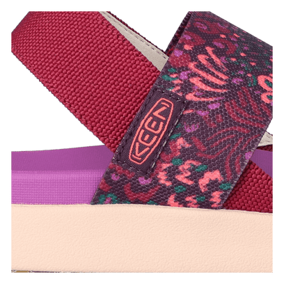 Elle Backstrap Damen Sandalen Beaujolais/Plum Perfect