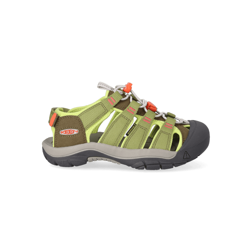Newport Boundless Older Kids Sandalen Dark Olive/Scarlet Ibis
