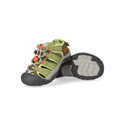 Newport Boundless Older Kids Sandalen Dark Olive/Scarlet Ibis