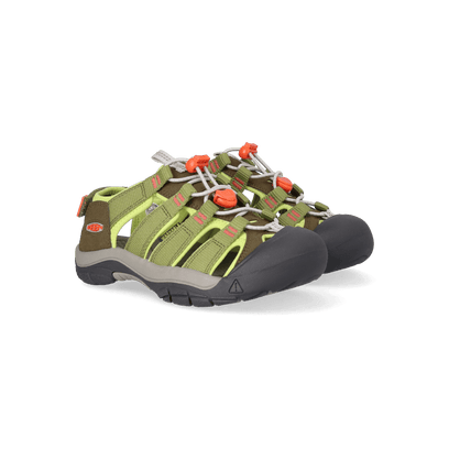 Newport Boundless Older Kids Sandalen Dark Olive/Scarlet Ibis
