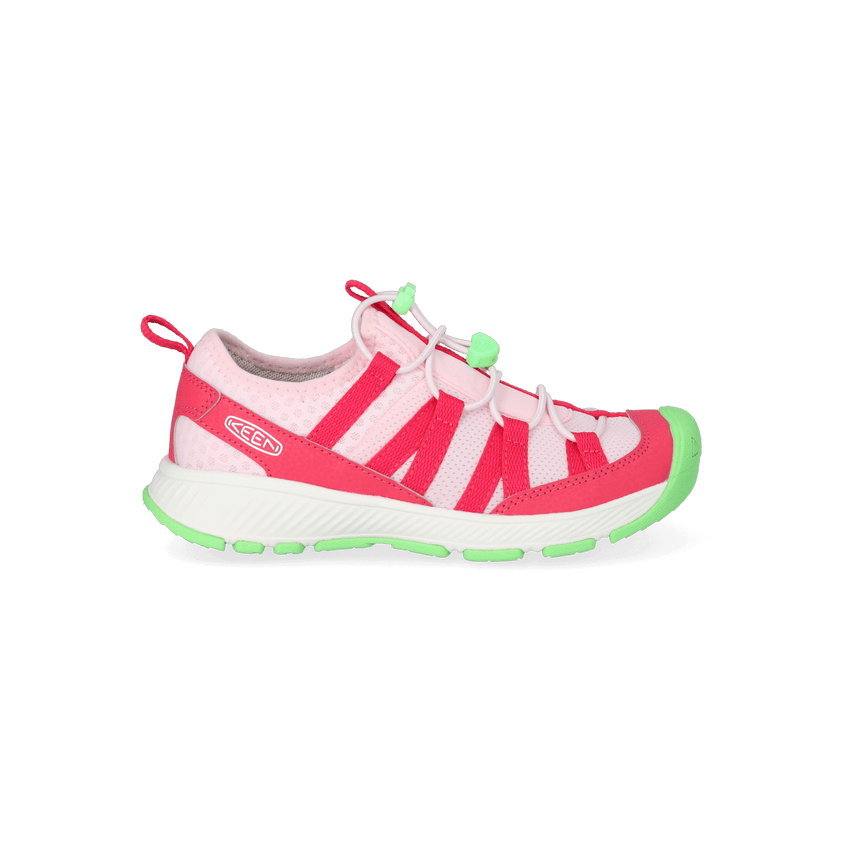Motozoa Big Kids Sneaker Raspberry/Summer Green
