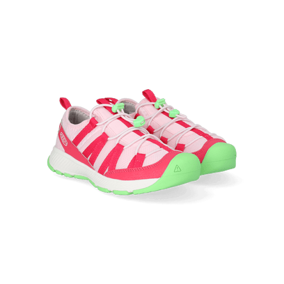 Motozoa Big Kids Sneaker Raspberry/Summer Green