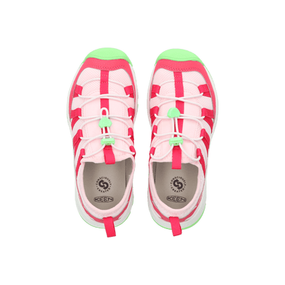 Motozoa Big Kids Sneaker Raspberry/Summer Green