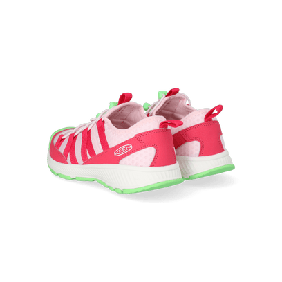 Motozoa Big Kids Sneaker Raspberry/Summer Green