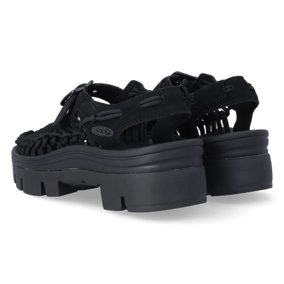 Uneek PLT Mary Jane Sandalen Black/Black