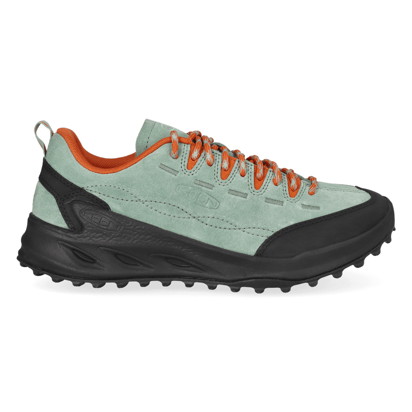 Jasper Zionic Damen Wildleder-Sneaker Granite Green/Gold Flame