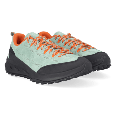 Jasper Zionic Damen Wildleder-Sneaker Granite Green/Gold Flame