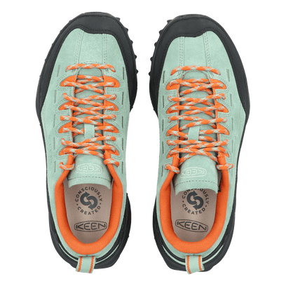 Jasper Zionic Damen Wildleder-Sneaker Granite Green/Gold Flame