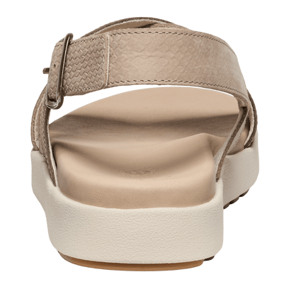 Elle Luxe Cross Strap Damen Sandalen Plaza Taupe/Brindle