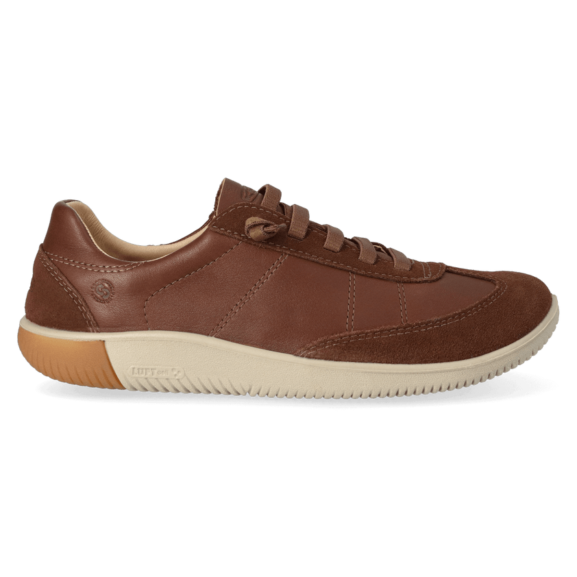 KNX T-Toe Herren Leder-Sneaker Dark Earth/Plaza Taupe