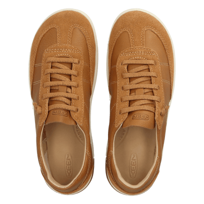 KNX T-Toe Damen Leder-Sneaker Chipmunk/Birch