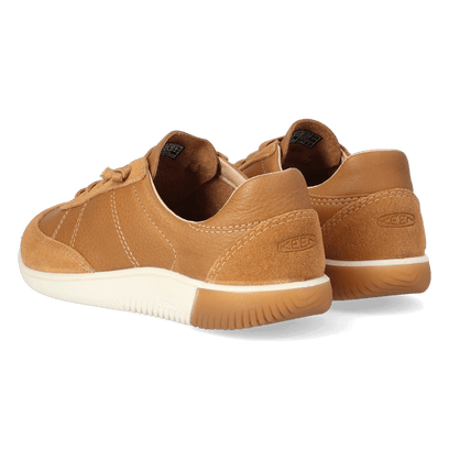 KNX T-Toe Damen Leder-Sneaker Chipmunk/Birch