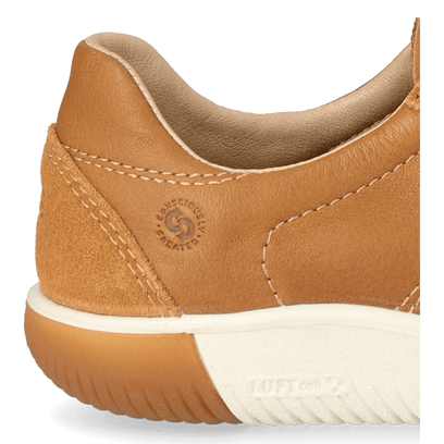KNX T-Toe Damen Leder-Sneaker Chipmunk/Birch
