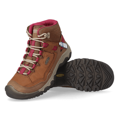 Targhee IV Mid Damen Wanderschuhe Bison/Beaujolais