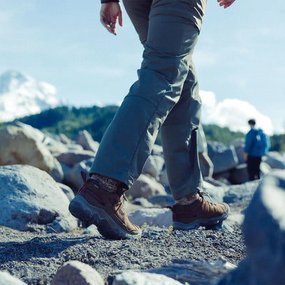 Targhee IV Damen Wanderschuhe Bison/Beaujolais