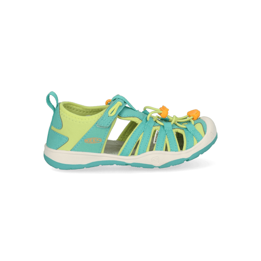 Moxie Kinder Sandalen Bright Aqua/Bright Marigold