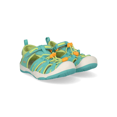 Moxie Kinder Sandalen Bright Aqua/Bright Marigold