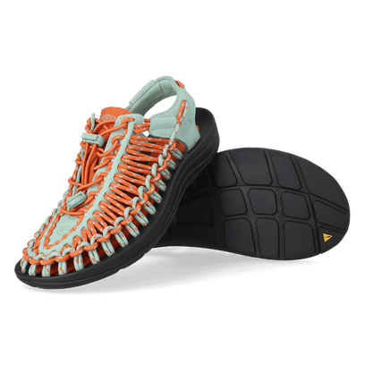 Uneek Damen Sandalen Granite Green/Gold Flame