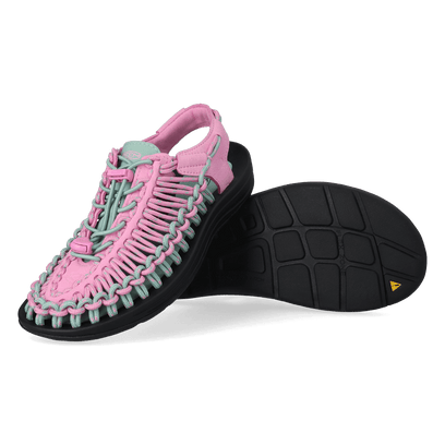 Uneek Damen Sandalen Moonlight Mauve/Granite Green