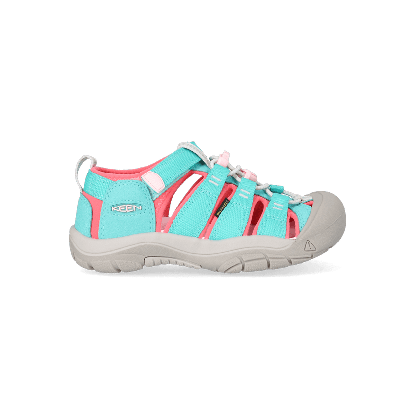 Newport H2 Older Kids Sandalen Bright Aqua/Giggle Pink