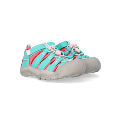Newport H2 Older Kids Sandalen Bright Aqua/Giggle Pink