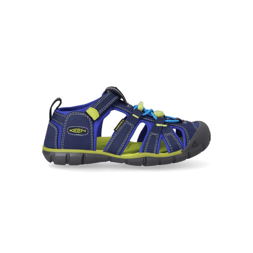 Seacamp II Older Kids Sandalen Naval Academy/Chartreuse