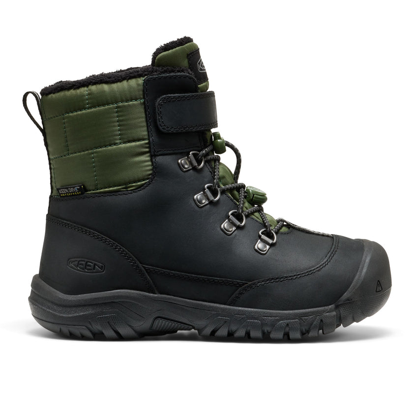Kanibou Older Kids Winterboots Black/Bronze Green